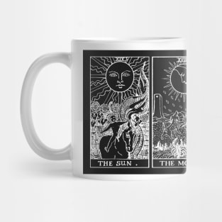 The Sun and Moon Tarot Cards | Pearl & Obsidian Mug